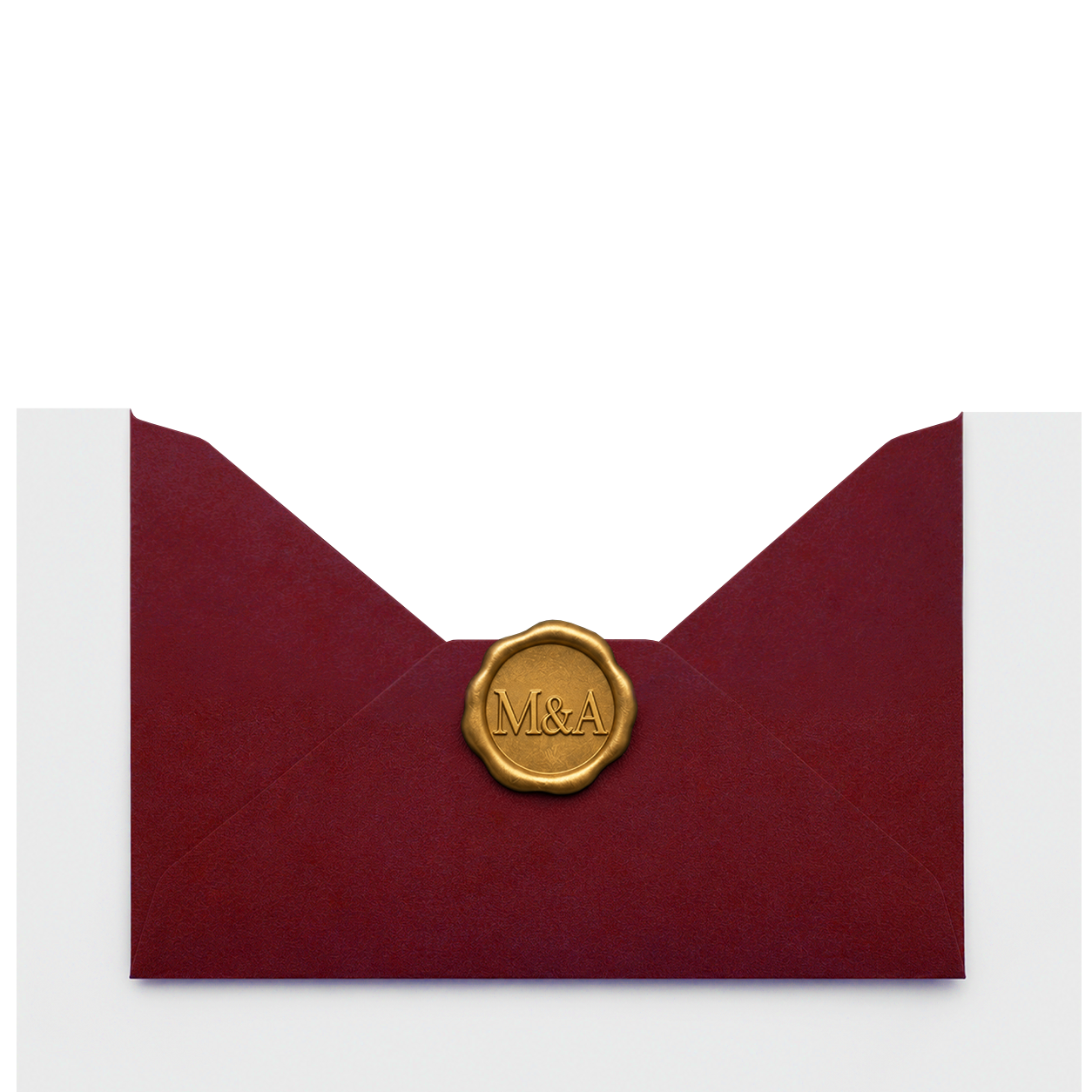 Green envelope bottom